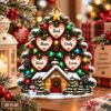 Picture of Family Christmas Tree Ornament, Personalized Family Acrylic Ornament, Custom Name Heart Tree Decor, Family Keepsake Christmas Holiday Gift