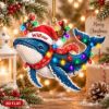 Picture of Whale Christmas Ornament, Personalized Ocean Animal Acrylic Ornament, Custom Name Marine Life Tree Decor, Coastal Holiday Keepsake Gift 2026