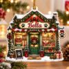 Picture of Personalized Pet Shop Christmas Ornament 2026, Custom Name Acrylic Ornament, Dog Cat Store Holiday Decor, Pet Lover Christmas Keepsake Gift