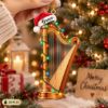 Picture of Harp Christmas Ornament, Personalized Music Acrylic Ornament, Custom Name Harp Tree Decor, Musician Christmas Holiday Keepsake Gift 2026