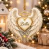 Picture of Angel Wings Christmas Ornament, Personalized Angel Acrylic Ornament, Custom Name Guardian Angel Tree Decor, Memorial Keepsake Gift 2026
