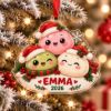 Picture of Dumpling Christmas Ornament, Personalized Dumpling Acrylic Ornament, Custom Name Kawaii Food Christmas Decor, Holiday Keepsake Gift 2026