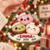 Picture of Dumpling Christmas Ornament, Personalized Dumpling Acrylic Ornament, Custom Name Kawaii Food Christmas Decor, Holiday Keepsake Gift 2026