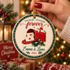 Picture of Personalized Couple Christmas Ornament 2026, Custom Names Ceramic Ornament, Signed Sealed Forever Mailbox Ornament, Couples Keepsake Gift