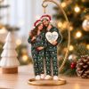 Picture of Personalized Bump's First Christmas Ornament, Our Little Miracle Coming 2027, Expecting Parents, Baby Announcement, Pregnancy Keepsake