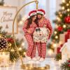 Picture of Personalized Bump's First Christmas Ornament, See You In 2027 Baby Announcement, Expecting Parents, Pregnancy Keepsake, Christmas Gift