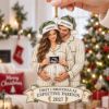 Picture of Personalized Bump's First Christmas Ornament, First Christmas As Expecting Parents, Baby Coming 2027, Pregnancy Announcement Keepsake Gift
