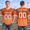 Picture of Personalized Football Jersey, Custom Team Name & Number Jersey, Blue Mesh Sports Shirt, Custom Player Name Jersey, Unisex Team Gift