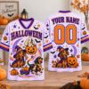 Picture of Personalized Dog Halloween Mesh Jersey, Custom Name & Number Shirt, Cute Dachshund Pumpkin Jersey, Spooky Pet Lover Halloween Gift Jersey