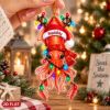 Picture of Personalized Squid Christmas Ornament, Custom Name Sea Animal Ornament, Ocean Lover Gift, Cute Squid Holiday Decor, 2D Flat Keepsake 2026