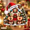 Picture of Personalized Family Christmas Ornament, Custom Family Name & Pet Ornament, Dog Lover Holiday Gift, New Home Christmas 2D Flat Keepsake 2026