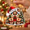 Picture of Personalized Family Christmas Ornament, Custom Family Name & Pet Ornament, Dog Lover Holiday Gift, New Home Christmas 2D Flat Keepsake 2026