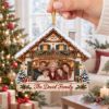 Picture of Personalized Family Christmas Ornament, Custom Photo House Ornament, Family Name Keepsake, Christmas Home Decor Gift, Holiday Memory 2026