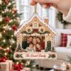 Picture of Custom Family Photo Christmas Ornament, Personalized House Ornament, Family Name Keepsake, Gingerbread Christmas Tree Decor Gift 2026