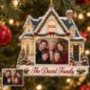 Picture of Personalized Family Christmas Ornament, Custom Photo House Ornament, Family Name Keepsake Gift, Luxury Christmas Home Decor 2026