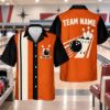 Picture of Personalized Retro Bowling Shirt, Custom Team Name Bowling Button Up, Red Black Vintage Bowling Shirt, Bowler Gift for Men Women