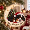 Picture of Personalized Bernese Mountain Dog Christmas Ornament, Custom Dog Name Ornament, Berner Lover Gift, 2D Flat Christmas Pet Keepsake 2026