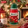 Picture of Personalized Camping Flask Christmas Ornament, Custom Name Travel Mug Ornament, Camper Gift, Coffee Lover Gift, 2D Flat Christmas Ornament