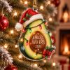 Picture of Personalized Avocado Christmas Ornament, Custom Avocado Lover Gift, Cute Food Christmas Ornament, Avocado Tree Decoration, Keepsake 2026