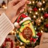Picture of Personalized Avocado Christmas Ornament, Custom Avocado Lover Gift, Cute Food Christmas Ornament, Avocado Tree Decoration, Keepsake 2026