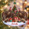 Picture of Personalized Turkey Christmas Ornament, Custom Name Turkey Ornament, Farm Animal Gift, Turkey Lover Christmas Gift, 2D Flat Keepsake 2026