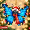 Picture of Personalized Butterfly Christmas Ornament, Custom Name Butterfly Ornament, 2D Flat Xmas Decor, Butterfly Lover Gift, Holiday Keepsake 2026
