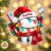 Picture of Personalized Dentist Christmas Ornament, Custom Name Tooth Ornament, Dental Hygienist Gift, 2D Flat Dental Assistant Christmas Keepsake 2026