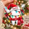 Picture of Personalized Dentist Christmas Ornament, Custom Name Tooth Ornament, Dental Hygienist Gift, 2D Flat Dental Assistant Christmas Keepsake 2026
