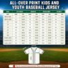 Picture of Personalized Christmas Cruise Baseball Jersey, Custom Name Holiday Cruise Shirt, Tropical Christmas Vacation Jersey, Family Cruise Gift
