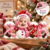 Picture of Personalized Baby First Christmas Ornament, Custom Photo Christmas Ornament, Baby 2026 Keepsake, Newborn Holiday Gift, Family Tree Decor