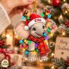 Picture of Personalized Elephant Christmas Ornament, Custom Name Elephant Ornament, 2D Flat Animal Xmas Decor, Elephant Kids Holiday Keepsake Gift 2026
