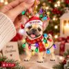 Picture of Personalized French Bulldog Christmas Ornament, Custom Dog Name Ornament, Frenchie Lover Gift, 2D Flat Pet Christmas Holiday Keepsake 2026
