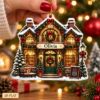 Picture of Personalized Book Lover Christmas Ornament, Custom Name Library Ornament, Bookstore Holiday Decor, Reader Gift, 2D Flat Christmas Keepsake