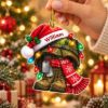 Picture of Personalized Military Christmas Ornament, Custom Name Soldier Helmet & Boots Ornament, Veteran Gift, 2D Flat Christmas Holiday Keepsake 2026