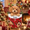 Picture of Personalized Cavapoo Ornament, Custom Dog Name Christmas Ornament, Cavapoo Puppy Gift, Dog Lover Keepsake, 2D Flat Christmas Gift Decor 2026
