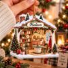 Picture of Personalized Pottery Ornament, Custom Name Pottery Studio Christmas Ornament, Potter Gift, Ceramic Artist Gift, 2D Flat Holiday Decor 2026