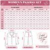 Picture of Personalized Christmas Satin Pajamas for Women, Pink Gingerbread PJ Set, Custom Name Christmas Pajamas Set, Holiday Sleepwear Gift For Her
