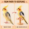 Picture of Custom Your Pet Crochet Doll From Photo, Personalized Pet Plush, Custom Bird Crochet Doll, Realistic Cockatiel Replica, Bird Memorial Gift