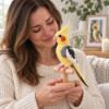 Picture of Custom Your Pet Crochet Doll From Photo, Personalized Pet Plush, Custom Bird Crochet Doll, Realistic Cockatiel Replica, Bird Memorial Gift