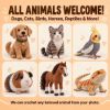 Picture of Custom Your Pet Crochet Doll From Photo, Personalized Dog Plush With Name, Look Alike Golden Retriever Replica, Pet Memorial Keepsake Gift