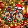 Picture of Personalized Cycling Christmas Ornament, Custom Name Road Bike Ornament, Cyclist Gift, Bicycle Lover Holiday Keepsake, 2D Flat Decor 2026