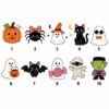 Picture of Personalized Halloween Basket, Custom Name Trick or Treat Bag, Gingham Candy Bucket for Kids, Ghost Pumpkin Halloween Gift, Boo Basket