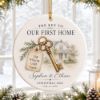 Picture of Personalized First Home Christmas Ornament, Our First Home Keepsake, Custom Couple Ornament, New Home Gift, Housewarming Christmas 2026