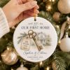 Picture of Personalized First Home Christmas Ornament, Our First Home Keepsake, Custom Couple Ornament, New Home Gift, Housewarming Christmas 2026