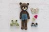 Picture of CROCHET PATTERN - Wally Watermelon - Beaver Doll, stuffed toy, amigurumi, crochet beaver, stuffed toy animal, tutorial, PDF crochet patterns