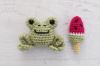 Picture of CROCHET PATTERN - Wally Watermelon - Beaver Doll, stuffed toy, amigurumi, crochet beaver, stuffed toy animal, tutorial, PDF crochet patterns