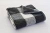 Picture of CROCHET PATTERN - Farmhouse Gingham Blanket - PDF crochet pattern, Beginner Level with instructions to make it larger or smaller