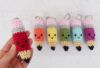 Picture of Amigurumi CROCHET PATTERN - Pencil Keychains - teacher appreciation gift, printable gift tag