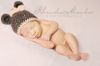 Picture of CROCHET PATTERN - Teddy Bear Hat - (4 sizes included) PDF pattern bear beanie photo prop newborn baby hat photography prop animal hat