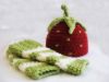 Picture of Strawberry Crochet PATTERN - Strawberry Shortcake Beanie & Leg Warmers - PDF pattern newborn baby photo prop hat baby girl outfit